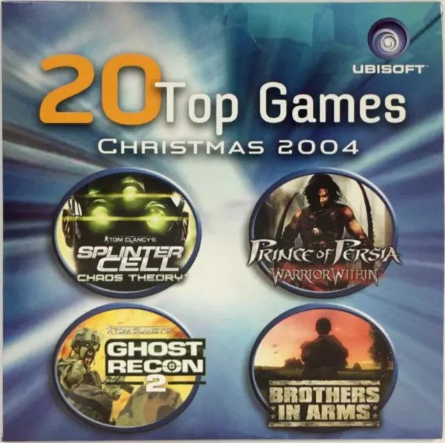 20 TOP GAMES Christmas 2004 Ubisoft DVD Video Demo Disc (PS2/XBox/PC