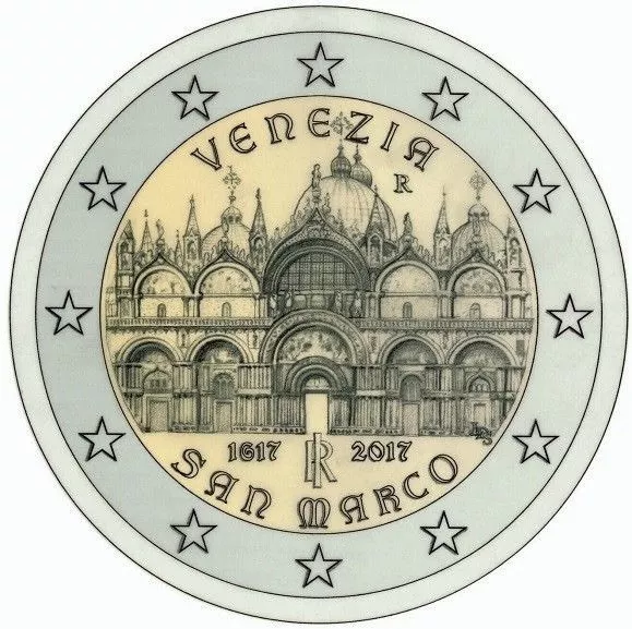 2 Euro Italia 2017 - 400° Della Basilica Di San Marco Di Venezia - Fdc Unc -