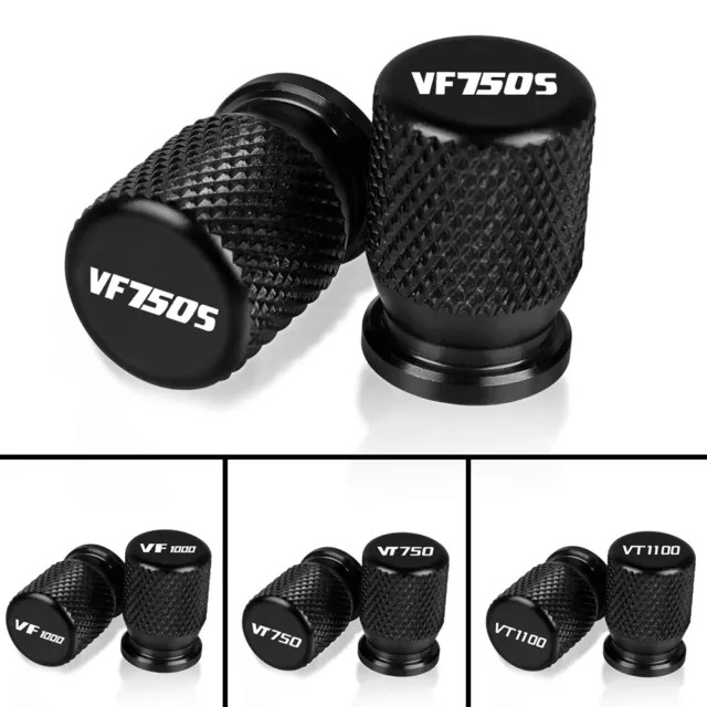 For HONDA VF750S VF1000 VT750 VT1100 Wheel Tire Valve Air Port Stem Cap Covers