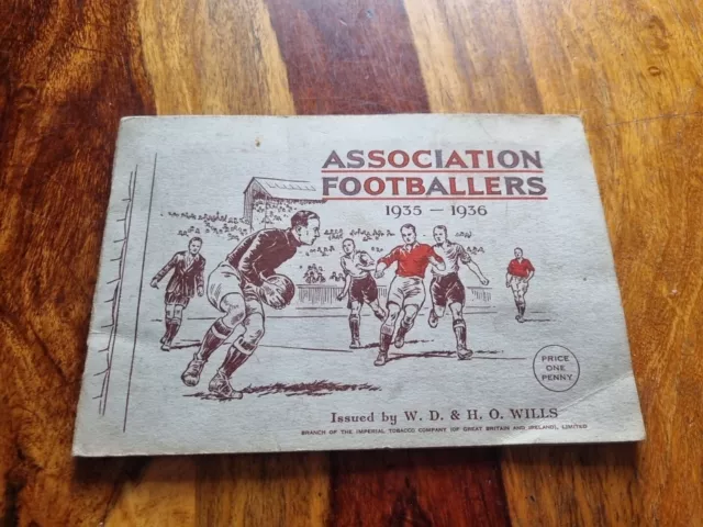 Wills Cigarette Cards Association Footballers 1935-1936 Album Complete