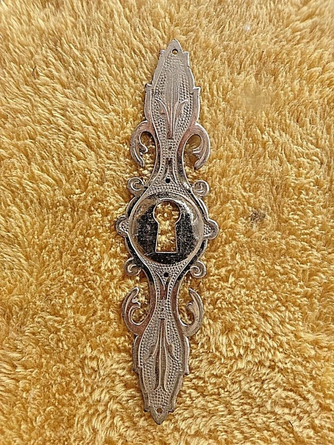 ancienne entrée de serrure en alu Art Nouveau-meuble/armoire/buffet