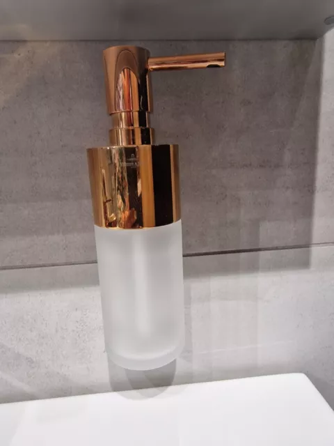 Villeroy And Boch Soap Pump Dispencer Ex Display In Rose Gold Finish