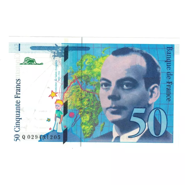 [#634683] France, 50 Francs, St Exupéry, 1996, Q 029401205, UNC, Fayette: