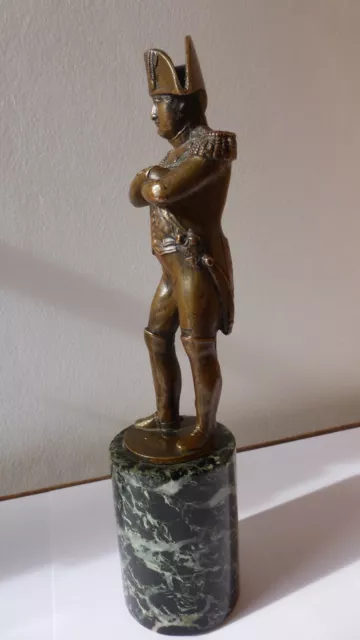 Napoléon Bonaparte. Magnifique Statuette sculpture bronze.Epoque Empire.19 cm.