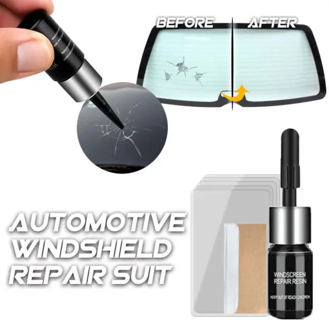 Auto Glass Nano Repair Fluid Car Windshield Resin Crack Tool Kit Glass Rep*