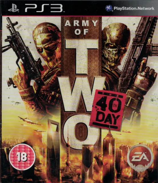 Army of Two 40th Day, Sony Playstation 3, PS3 game complete, USED