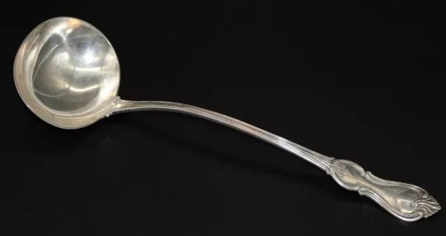 Hallmarked English Sterling Silver Punch Ladle 13" 212 Grams