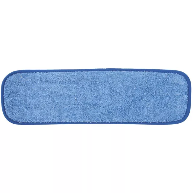 HUBERT® Microfiber Wet Mop Head Blue - 18"L x 5"W Set of 3