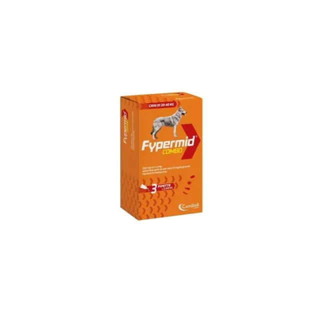 CANDIOLI Fypermid Combo - Spot-on Solution for Dog (20/40 kg) 3 Drops 2,68 ml