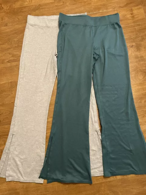 Gilly Hicks Hollister High Rise Wide Leg Sweatpants Size XL Inseam 28  inches 