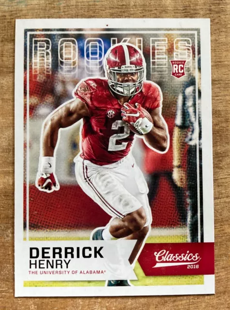 2016 Panini Classics Derrick Henry Black Back parallel #280 Rookie RC Alabama SP