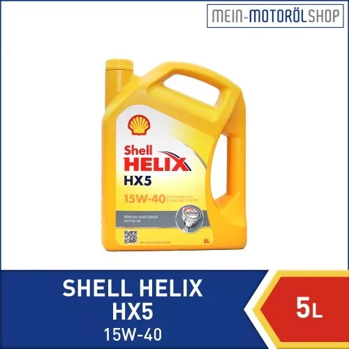 Huile Moteur SHELL Helix HX5 15W40