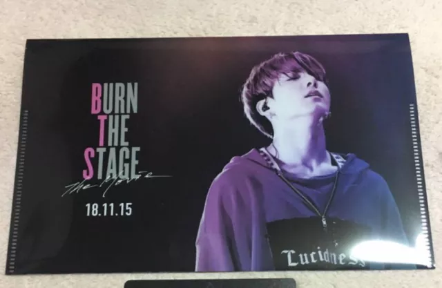 BTS  BURN THE STAGE JUNGKOOK Movie Ticket Folder card folder 2018