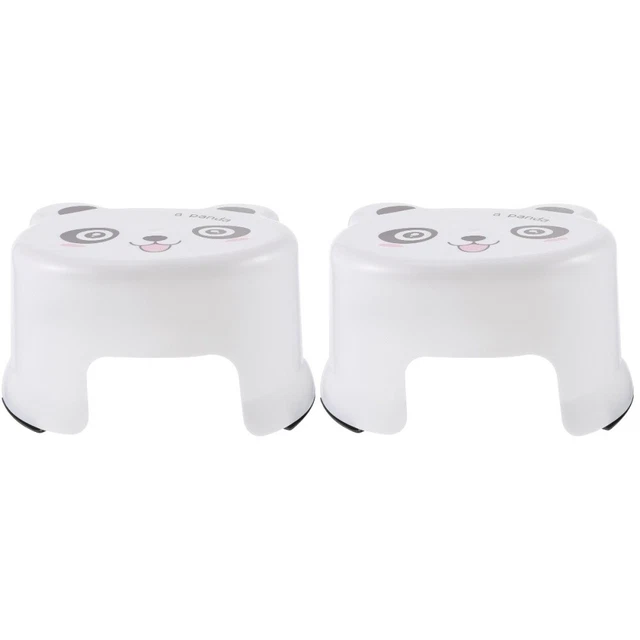 2 x sgabelli da bagno per bambini addensati cartone animato sgabello da bagno