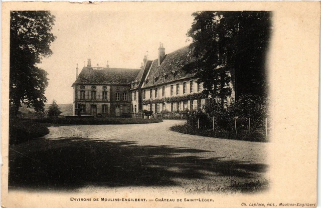 CPA AK Env. de MOULINS-ENGILBERT - Chateau de St-LEGER (457229)