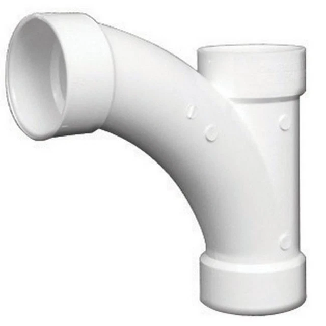 Charlotte PVC005011200HA 4 in. 140 Degree Long Turn Tee