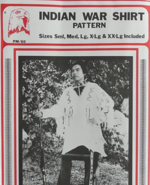 Eagle's View Indian War Shirt Pattern PM/60 Leather Native American Reenactments