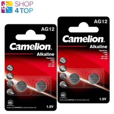 28 CAMELION LR1142 ALKALINE BATTERIES LR43 186 AG12 1.5V 386/301 EXP2024 2BL NEW 