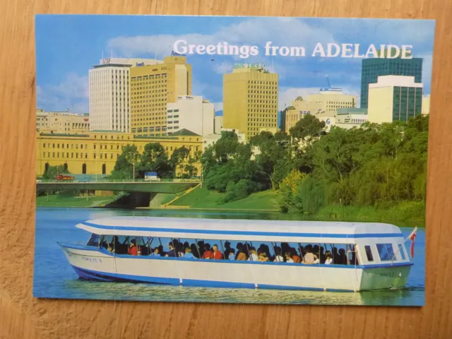 Old South Australian Postcard- Torrens River Popeye  (Sapc) #2
