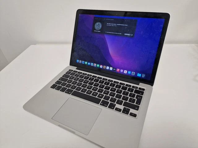 Apple MacBook Pro Retina 13" 2015 i5-5257U 2.7GHz 8GB RAM 256GB SSD Monterey