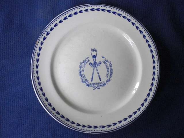 Assiette Rocher De Cancale Vriendenclub  1926.Ledeberg Ancienne Faience