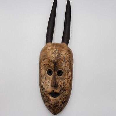 African Horned Dan Mask From Liberia