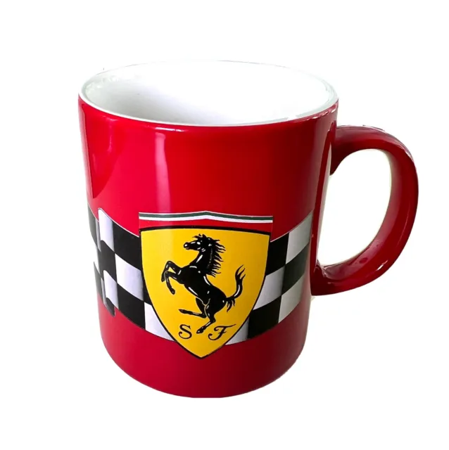 Vintage Ferrari ‘Prancing Horse’ Logo Red Mug • Coffee/Tea Cup 1996  Official