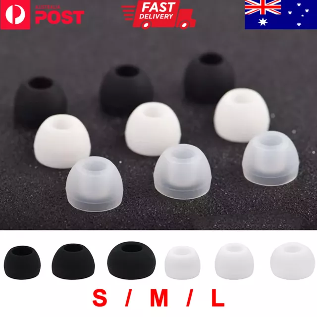 Universal Earphones Replacement Silicone Earbud In Ear Bud Tips Covers Pads AU