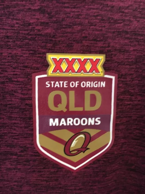 State Of Origin Queensland Maroons Canterbury rugby jersey shirt. Size L 2