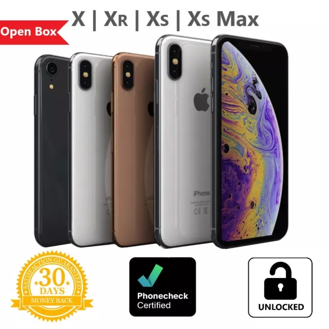 Apple iPhone X | XR | XS | XS Max - 64GB 128GB 256GB - Verizon GSM Unlocked AT&T