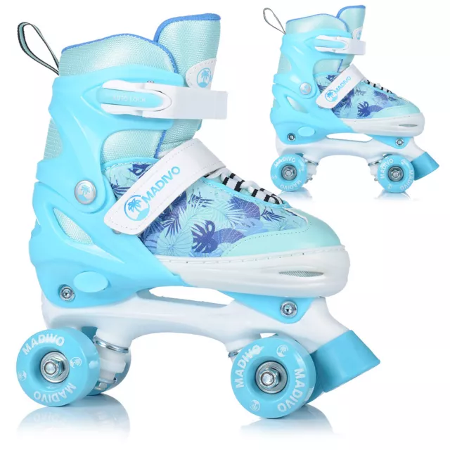 Rollschuhe Kinderrollschuhe Rollerskates 30-37 Retro Skate für Jugend Erwachsene