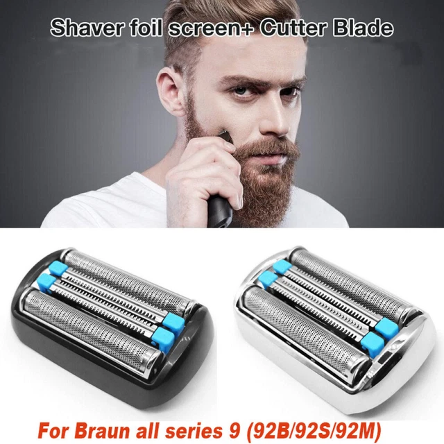 Razor Blade Shaver Head Foil & Cutter Replacement For Braun Series 9 92B/92S/92M