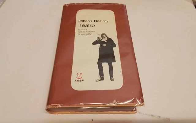 Johann Nestroy , Teatro , Adelphi 1974 , 8gn26 Johann Nestroy , Teatro , Adelphi 1974 , 8gn26