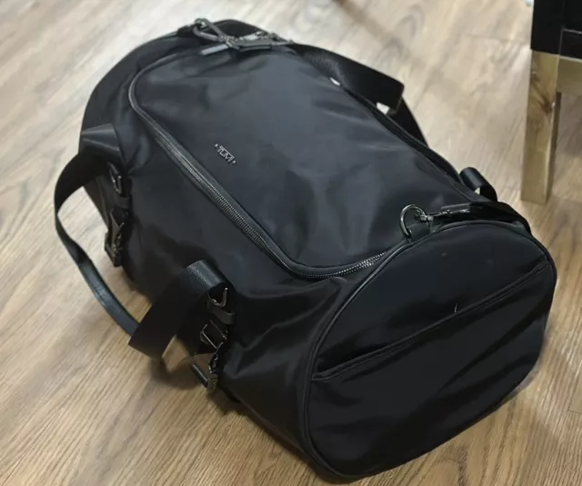 Tumi Voyageur Misty Duffle GYM Travel Bag Black Carry-on $445 NWT