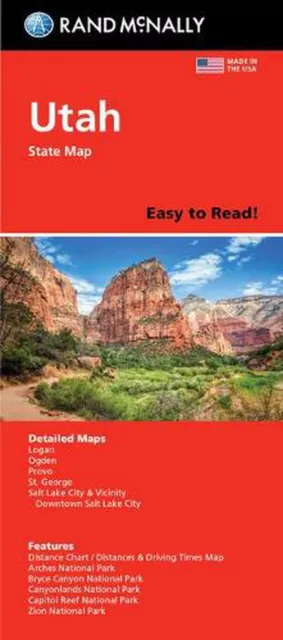 Rand McNally Easy to Read Folded Map: Utah State Map by Rand McNally (English) F