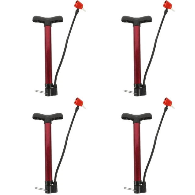 4x bomba de aire portátil para ciclismo bicicletas de montaña bomba para bicicleta de bombeo al aire libre