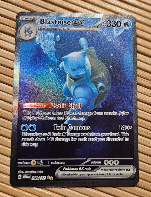 Blastoise ex - 200/165 - Scarlet & Violet 151 – Card Cavern Trading Cards,  LLC