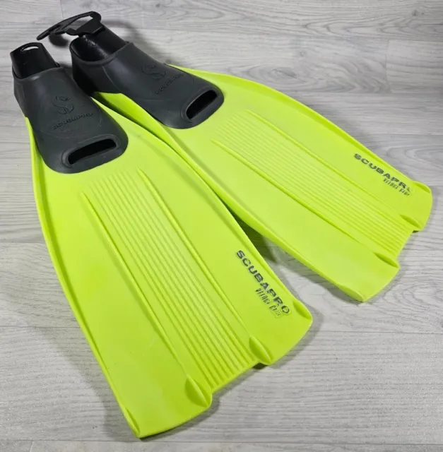 Scubapro Veloce Club Yellow Diving Fins Flipper Size 38 - 39 or 6 - 7 / S Adult