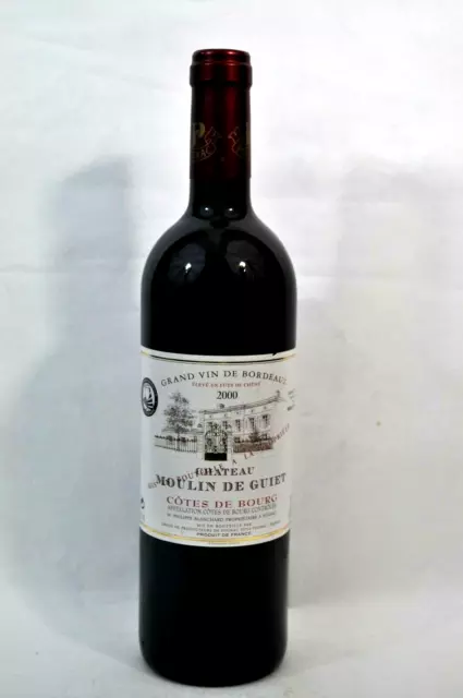 Vin - 1 Bouteille - Côte de Bourg - Château Moulin de Guiet - 2000