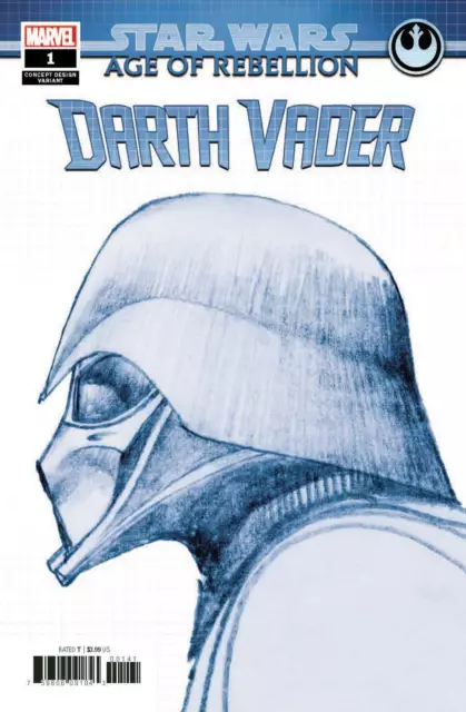 Star Wars Age of Rebellion Darth Vader #1 Concept Design Variant EB35