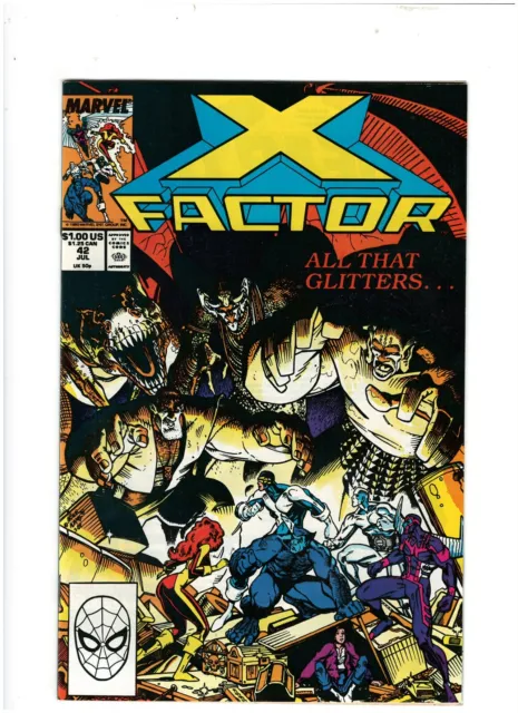 X-Factor #42 Marvel Comics 1989 Art Adams VF/NM 9.0