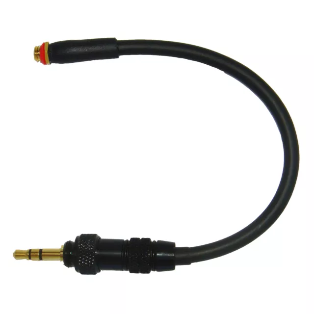 Mikrofonadapter für DPA Countryman Microdot 3,5 mm Stecker Gewinde Schraube Verschluss Buchse