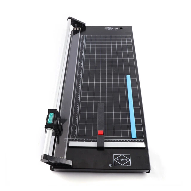 Heavy Duty Manual Rotary Paper Trimmer 36" Rolling Photo Paper Cutter USA