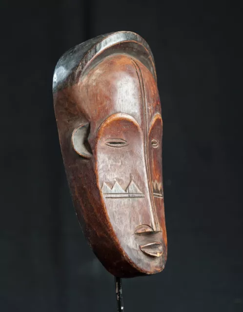 Fang, Ngil, Passport Mask, Central Gabon, African Tribal Art, Sculpture
