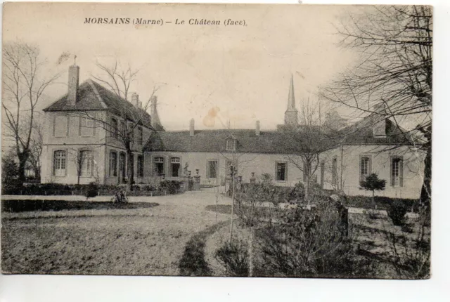 MORSAINS - Marne - CPA 51 - Le Chateau