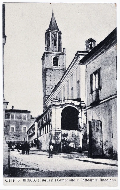 Abruzzo - Pescara - Citta' S. Angelo - Campanile E Cattedrale Angolana - 1920