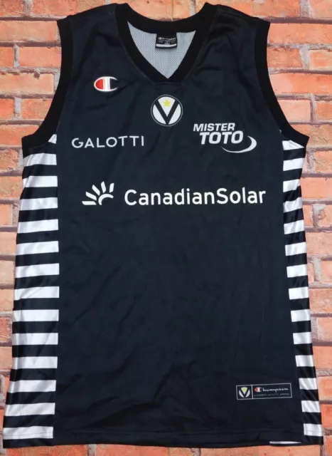 Trikot Maillot Trägerhemd Basketball Sport Virtus Bologna Größe L