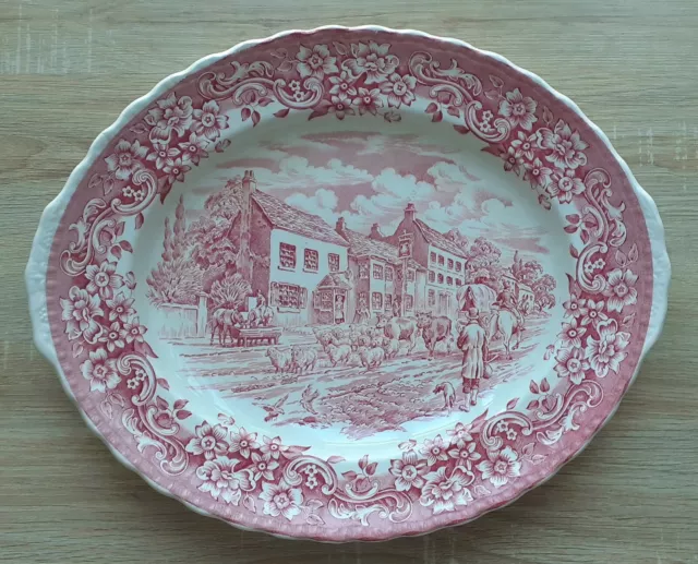 Very Rare Vintage Ironstone Plate Royal Tudor England