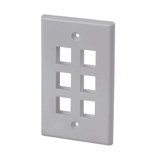 TechBrands Keystone Wall Plate (6-Way) FREE Global Shipping