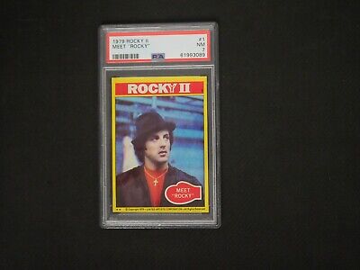 1979 Topps Rocky Balboa 2 Ii #1 Meet "Rocky" - Psa 7 Nm Near Mint
